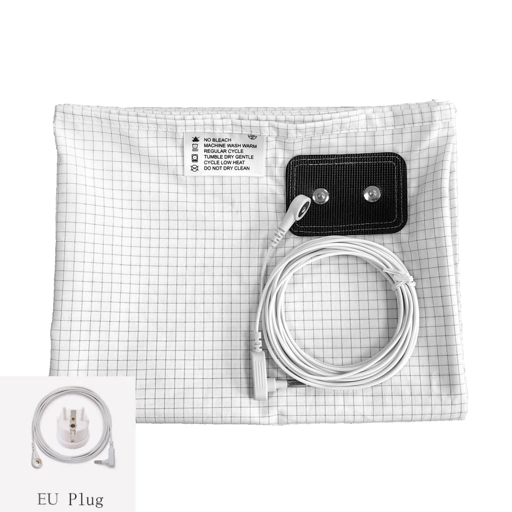 EMF Protection Grounding Earthing Sheet - Silver Fiber Flat Bedsheet, grounding sheet, Futures ETC