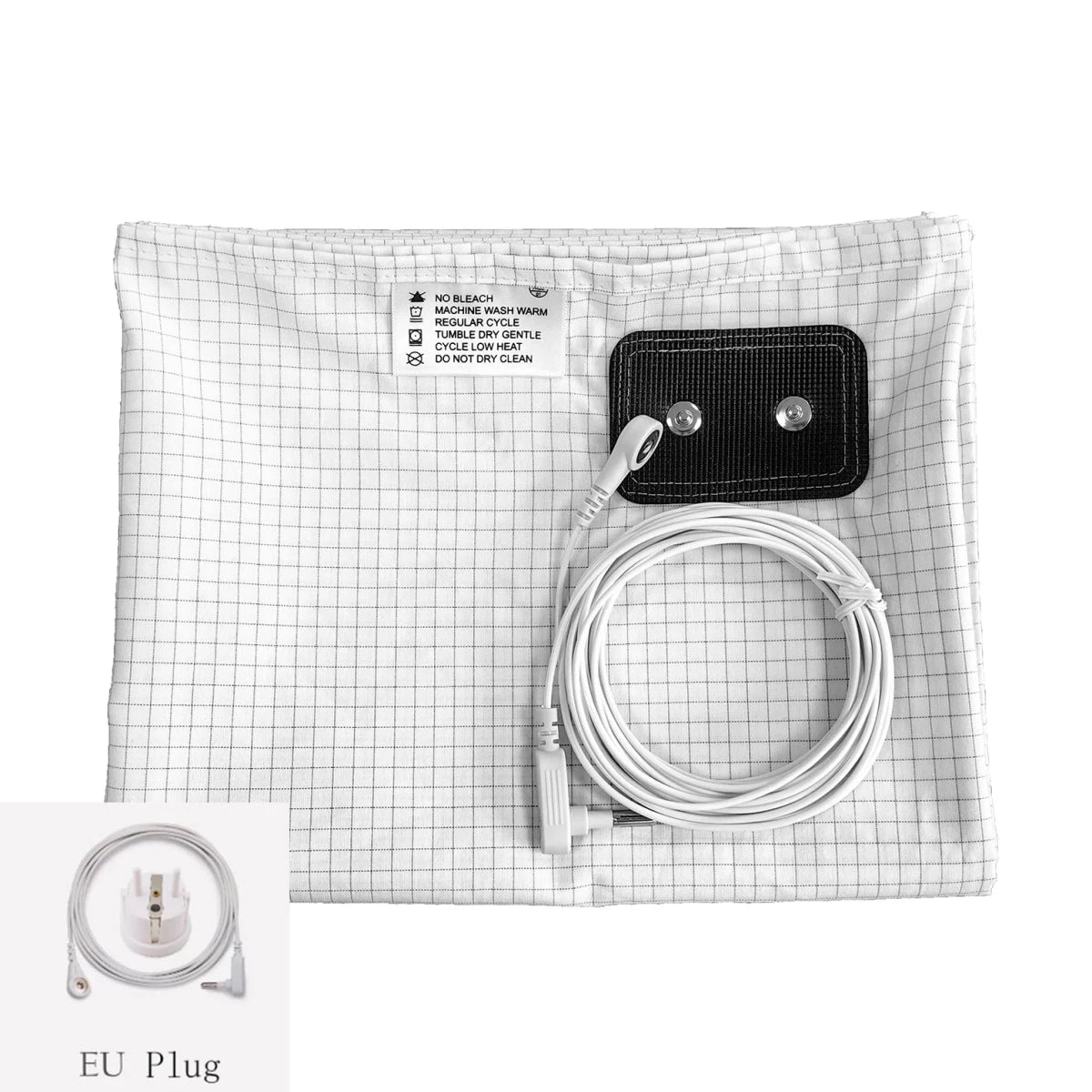 EMF Protection Grounding Earthing Sheet - Silver Fiber Flat Bedsheet, grounding sheet, Futures ETC