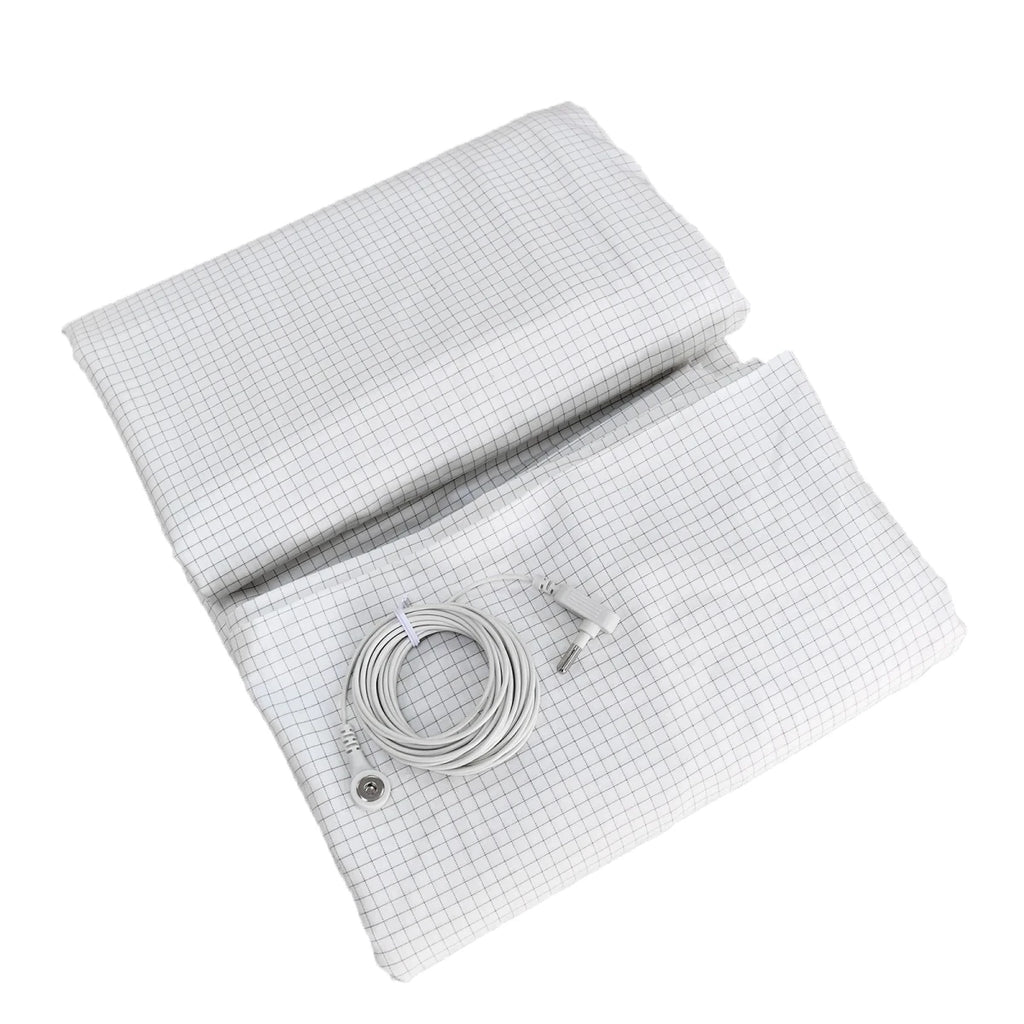 EMF Protection Grounding Earthing Sheet - Silver Fiber Flat Bedsheet, grounding sheet, Futures ETC