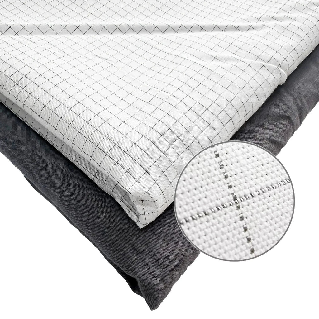 EMF Protection Grounding Earthing Sheet - Silver Fiber Flat Bedsheet, grounding sheet, Futures ETC