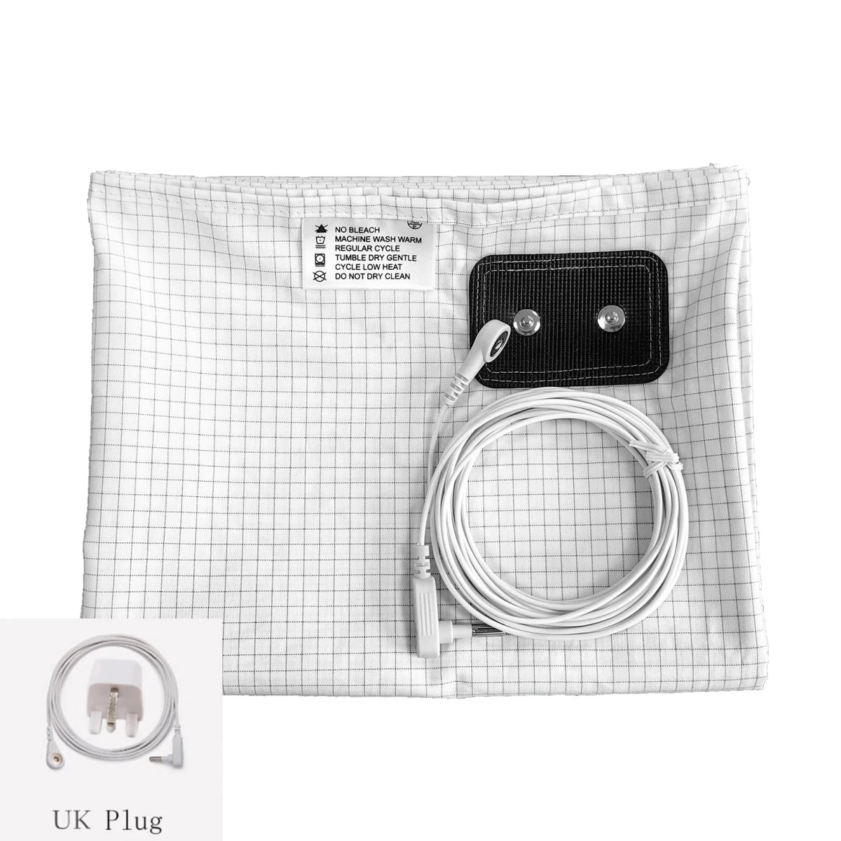 EMF Protection Grounding Earthing Sheet - Silver Fiber Flat Bedsheet, grounding sheet, Futures ETC