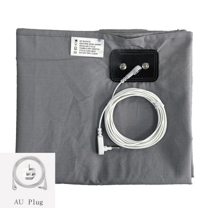 EMF Protection Grounding Earthing Sheet - Silver Fiber Flat Bedsheet, grounding sheet, Futures ETC