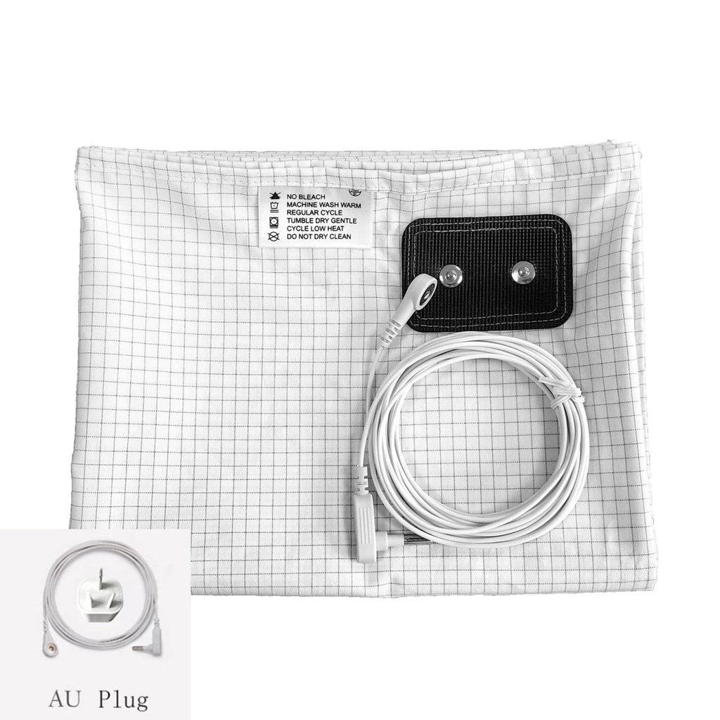 EMF Protection Grounding Earthing Sheet - Silver Fiber Flat Bedsheet, grounding sheet, Futures ETC
