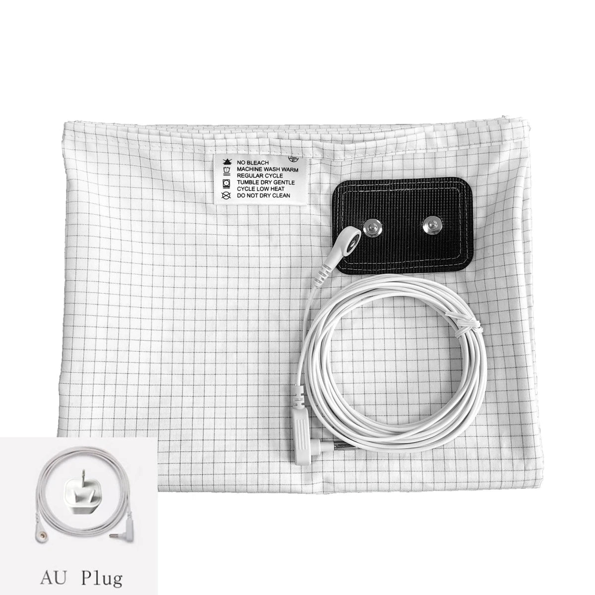 EMF Protection Grounding Earthing Sheet - Silver Fiber Flat Bedsheet, grounding sheet, Futures ETC