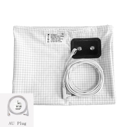EMF Protection Grounding Earthing Sheet - Silver Fiber Flat Bedsheet, grounding sheet, Futures ETC