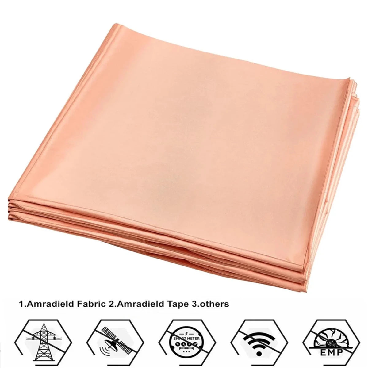 EMF Shielding Fabric – Conductive Cloth for RFID Blocking & Anti - Radiation Protection, emf cloth, Futures ETC