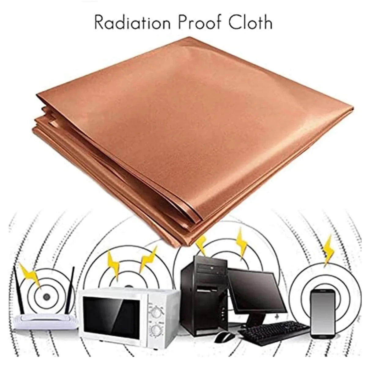 EMF Shielding Fabric – Conductive Cloth for RFID Blocking & Anti - Radiation Protection, emf cloth, Futures ETC