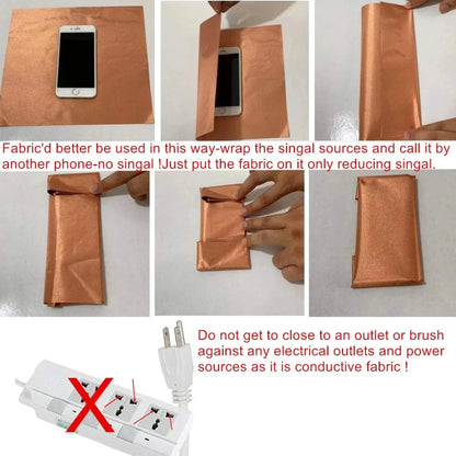 EMF Shielding Fabric – Conductive Cloth for RFID Blocking & Anti - Radiation Protection, emf cloth, Futures ETC