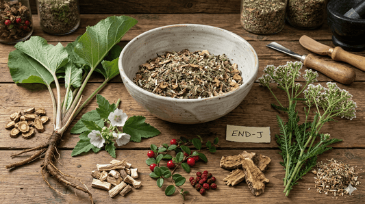 END - J (Burdock, Marshmallow, Partridge Berry, Turkey Rhubarb, Yarrow), Tincture, Futures ETC