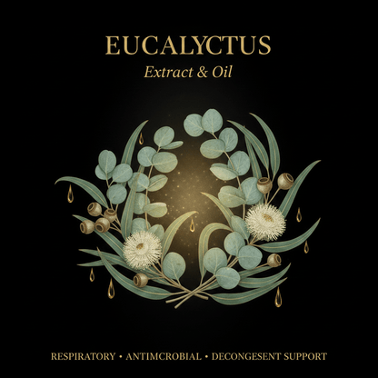 Eucalyptus Extract & Oil – Respiratory, Antimicrobial & Decongestant Support, Tincture, Futures ETC
