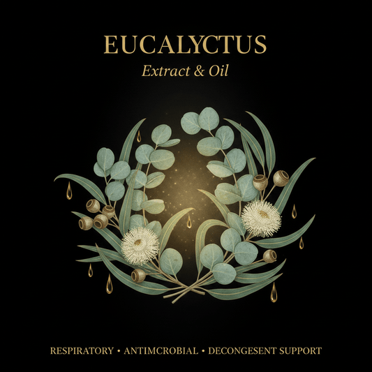 Eucalyptus Extract & Oil – Respiratory, Antimicrobial & Decongestant Support, Tincture, Futures ETC