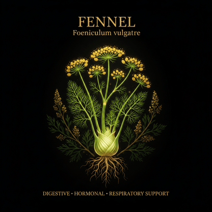 Fennel (Foeniculum vulgare) – Digestive, Hormonal & Respiratory Support, Tincture, Futures ETC