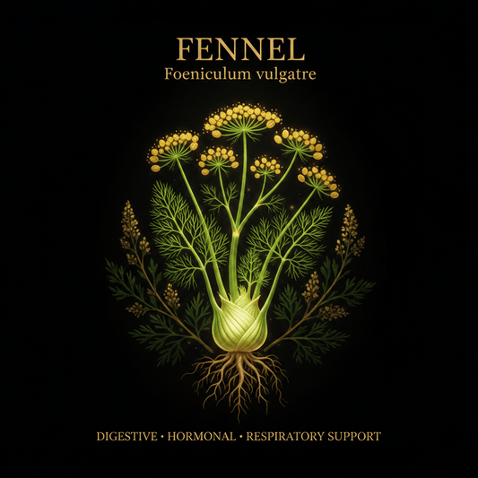 Fennel (Foeniculum vulgare) – Digestive, Hormonal & Respiratory Support, Tincture, Futures ETC