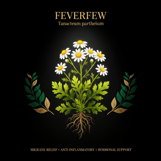 Feverfew (Tanacetum parthenium) – Migraine Relief & Anti - Inflammatory Support, Tincture, Futures ETC