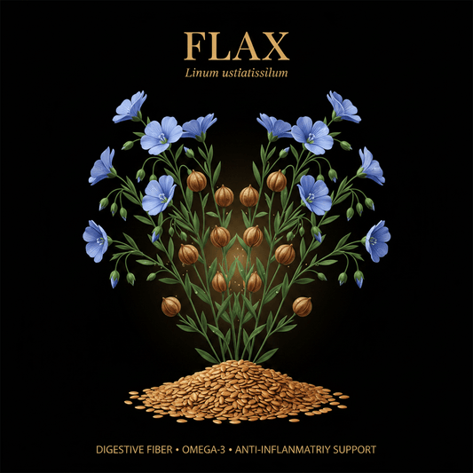 Flax (Linum usitatissimum) – Digestive Fiber, Omega - 3 & Anti - Inflammatory Support, Tincture, Futures ETC