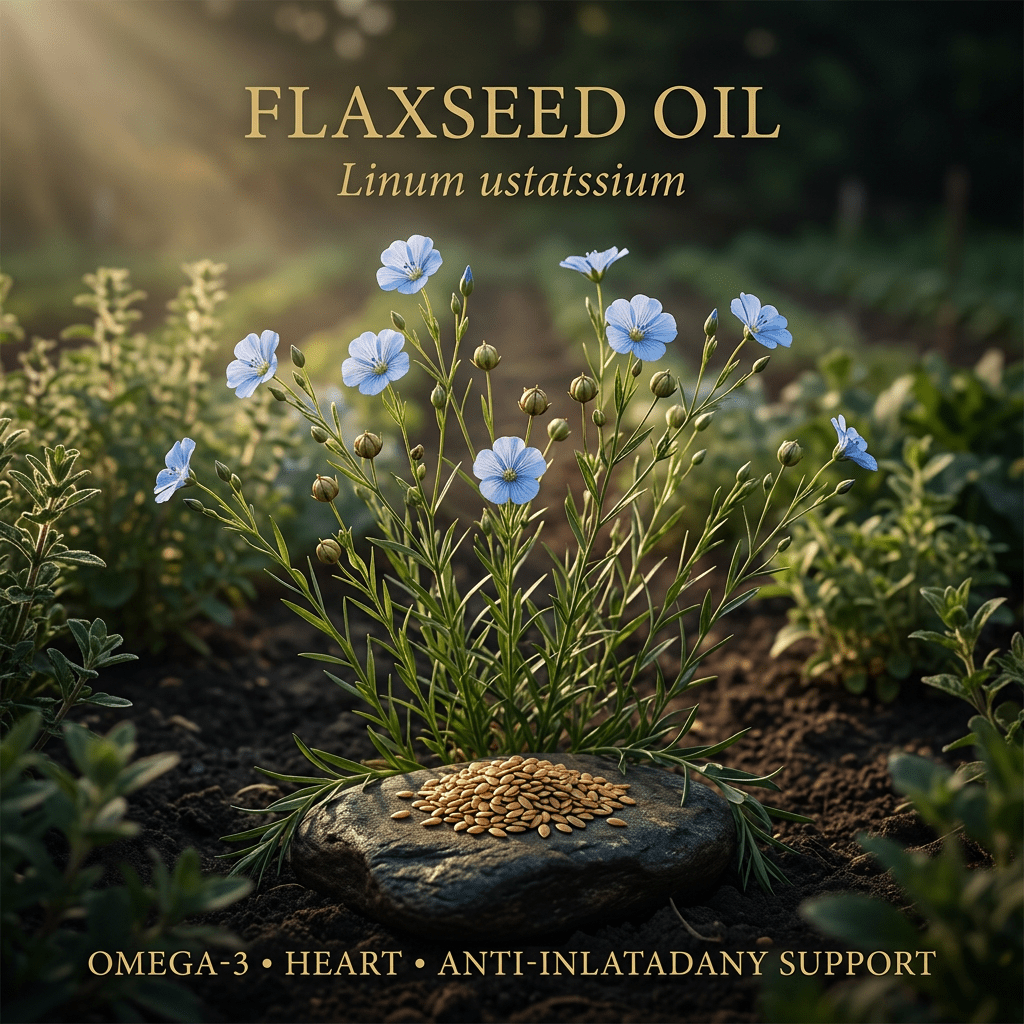 Fresh flaxseed oil editorial image