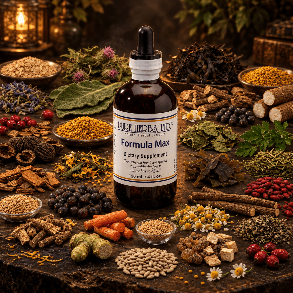 Formula Max (Reformulated) – Full-Spectrum Herbal Blend for Nerve, Digestive & Immune Support, Tincture, Futures ETC