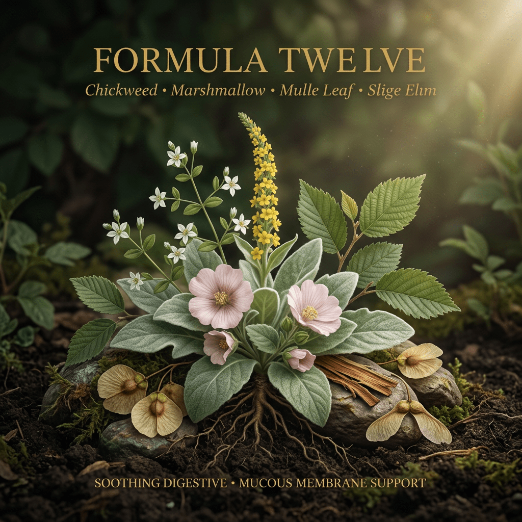 Formula Twelve editorial image in golden botanical light