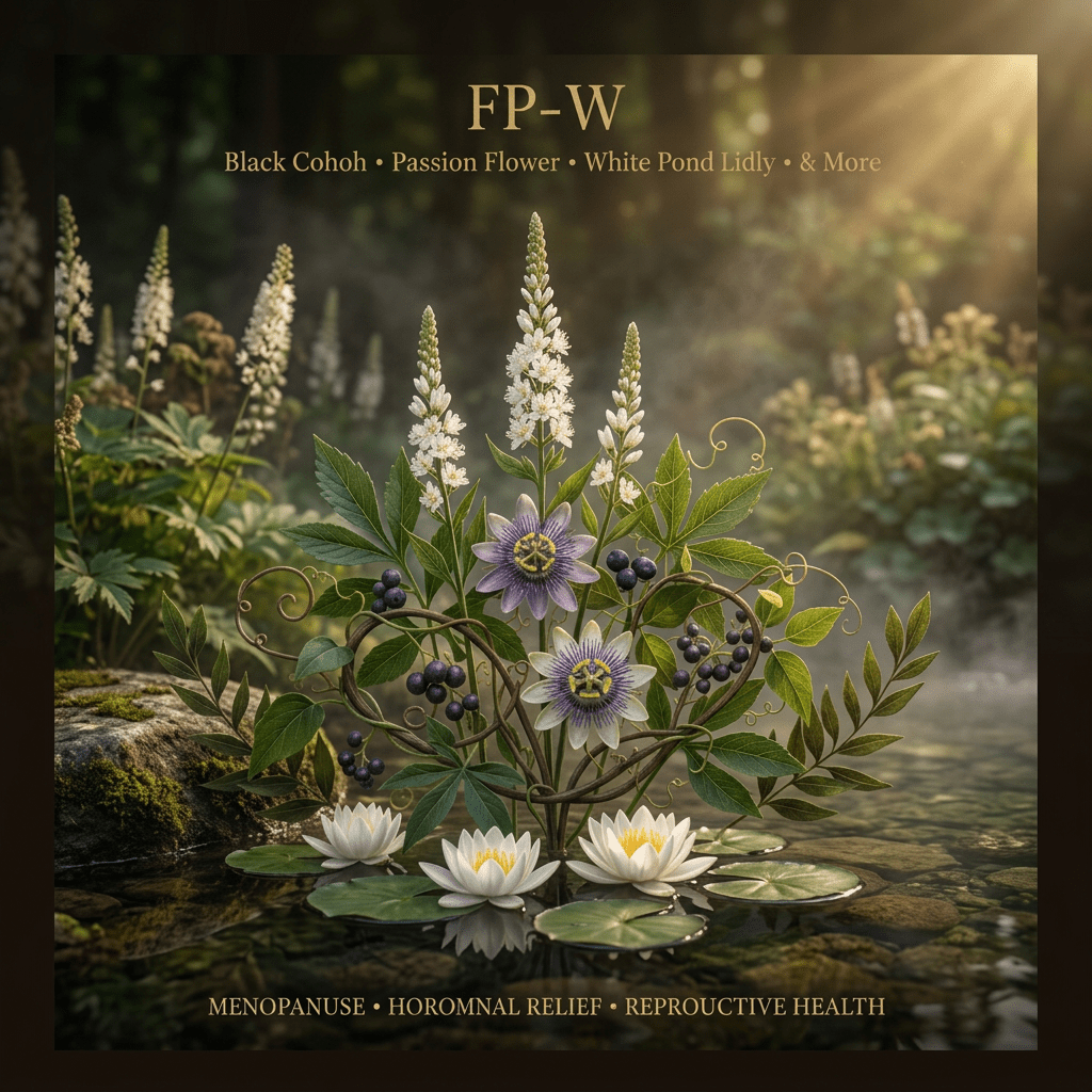 FP-W editorial image in a golden-lit pond garden