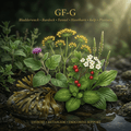 GF-G editorial image in golden botanical light