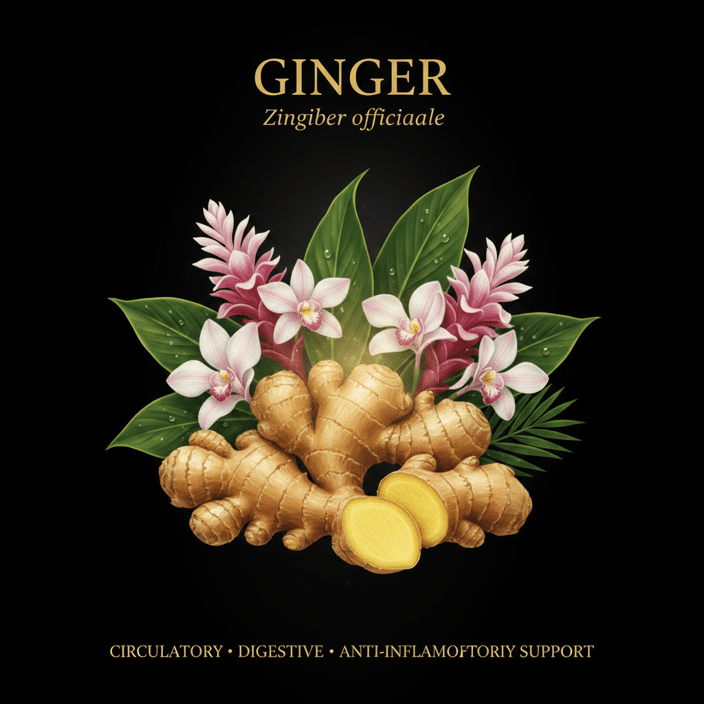 Ginger (Zingiber officinale) – Circulatory, Digestive & Anti - Inflammatory Support, Tincture, Futures ETC