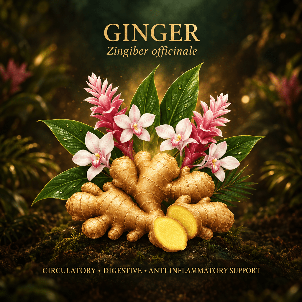 Ginger (Zingiber officinale) – Circulatory, Digestive & Anti-Inflammatory Support, Tincture, Futures ETC