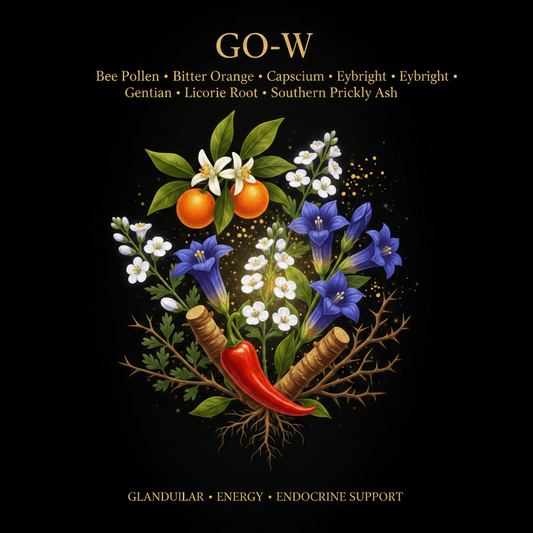 GO - W – Glandular, Energy & Endocrine Support | 7 - Herb Blend, Tincture, Futures ETC