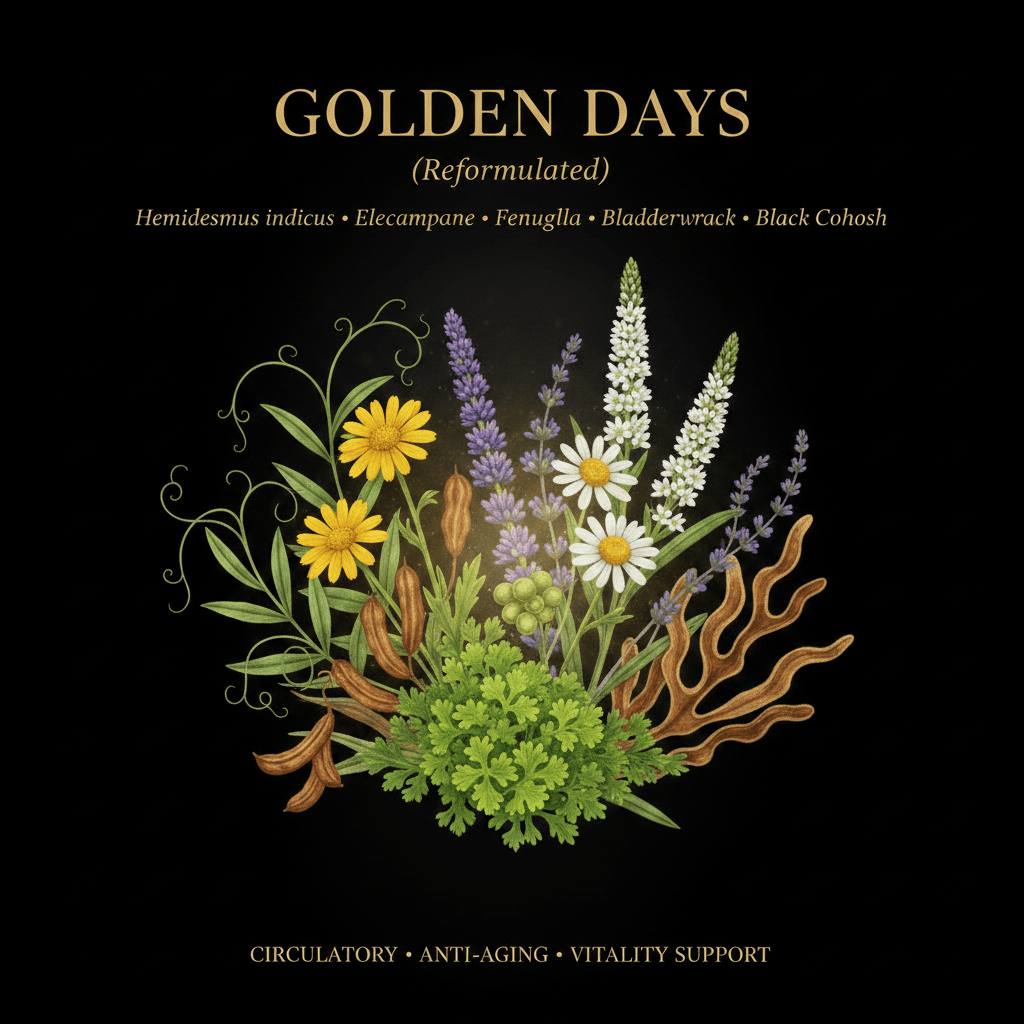Golden Days (Reformulated) – Circulatory, Anti - Aging & Vitality Support, Tincture, Futures ETC