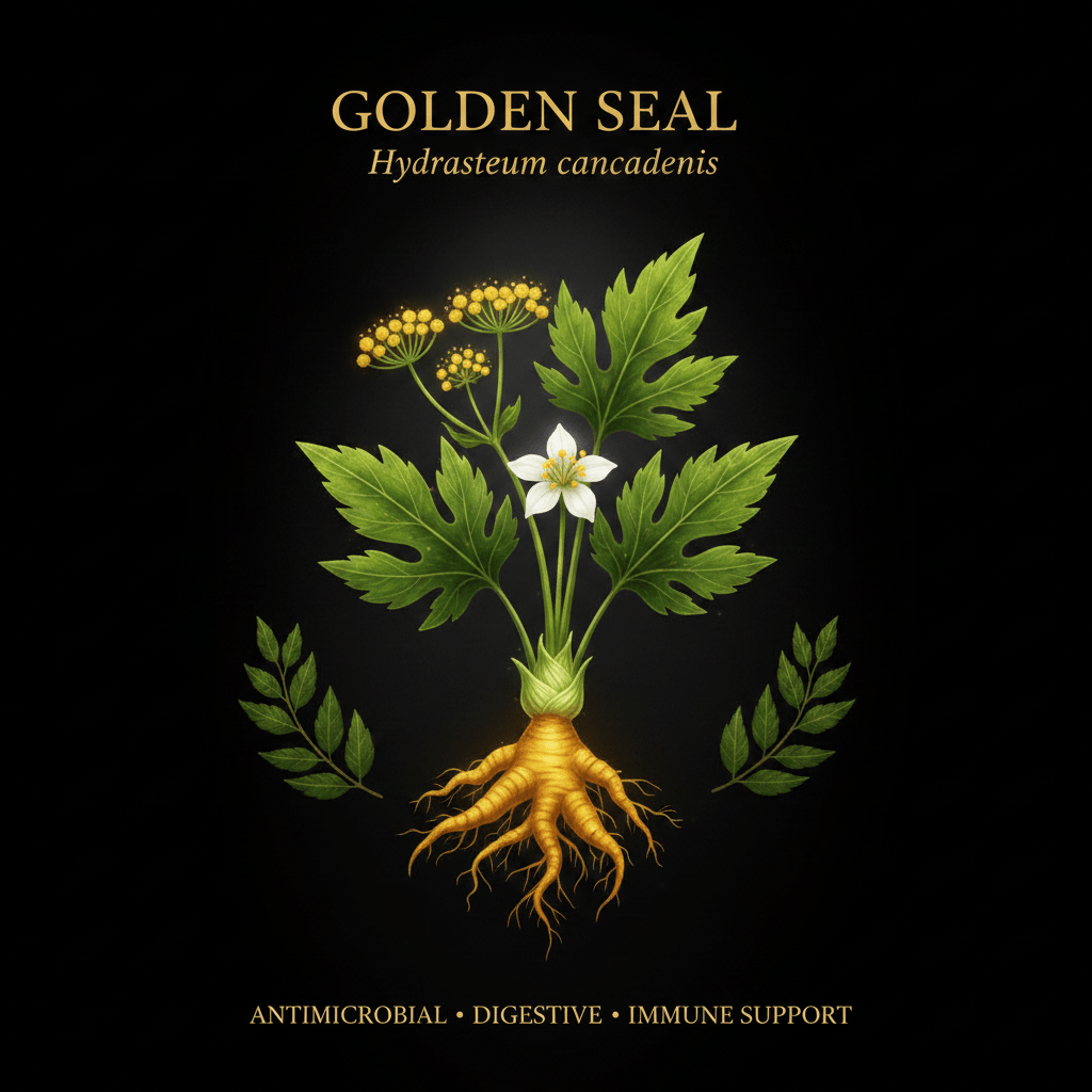 Golden Seal (Hydrastis canadensis) – Antimicrobial, Digestive & Immune Support, Tincture, Futures ETC