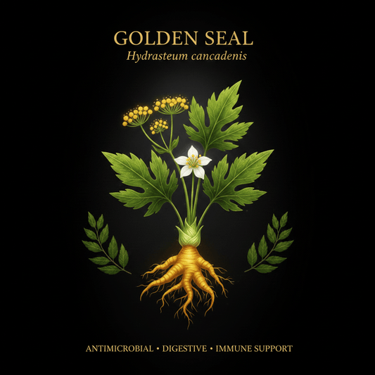 Golden Seal (Hydrastis canadensis) – Antimicrobial, Digestive & Immune Support, Tincture, Futures ETC