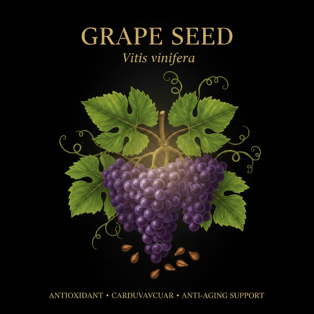 Grape Seed (Vitis vinifera) – Antioxidant, Circulatory & Immune Support, Tincture, Futures ETC