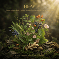 HB-W editorial image in golden botanical light