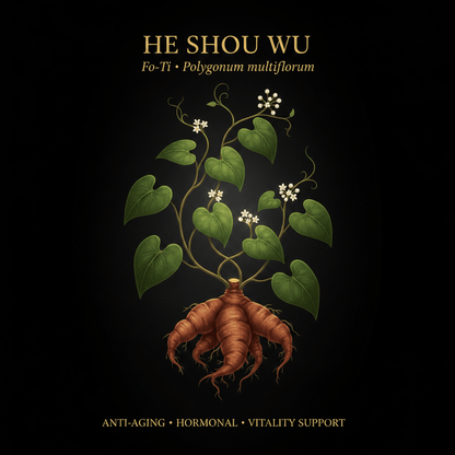 He Shou Wu / Fo - Ti (Polygonum multiflorum) – Anti - Aging, Hormonal & Vitality Support, Tincture, Futures ETC