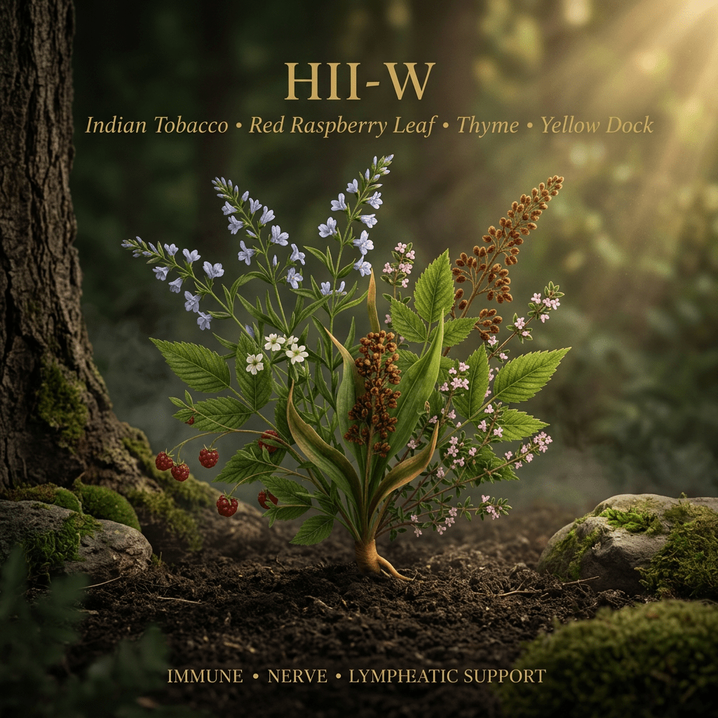 HII-W editorial image in golden botanical light