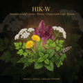 HIK-W botanical editorial image with gold serif text