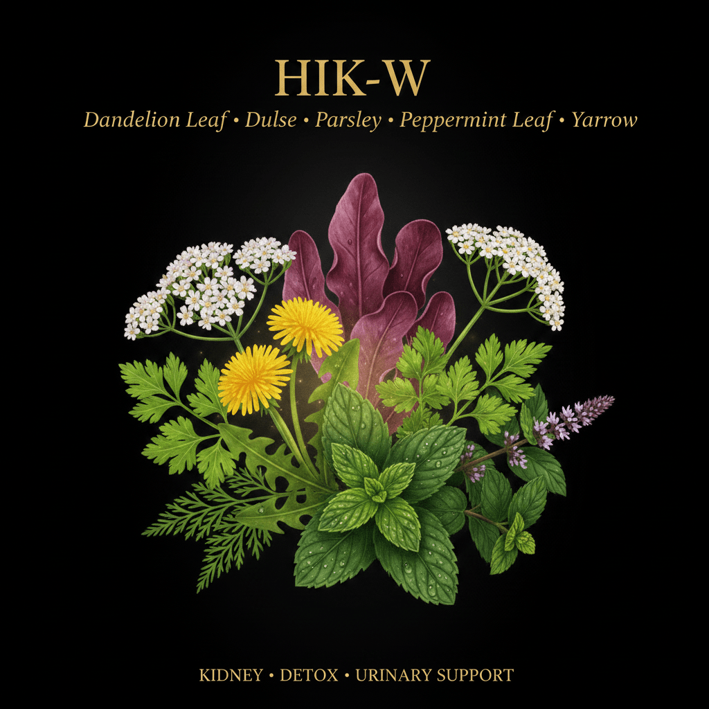 HIK - W (Dandelion Leaf, Dulse, Parsley, Peppermint Leaf, Yarrow), Tincture, Futures ETC