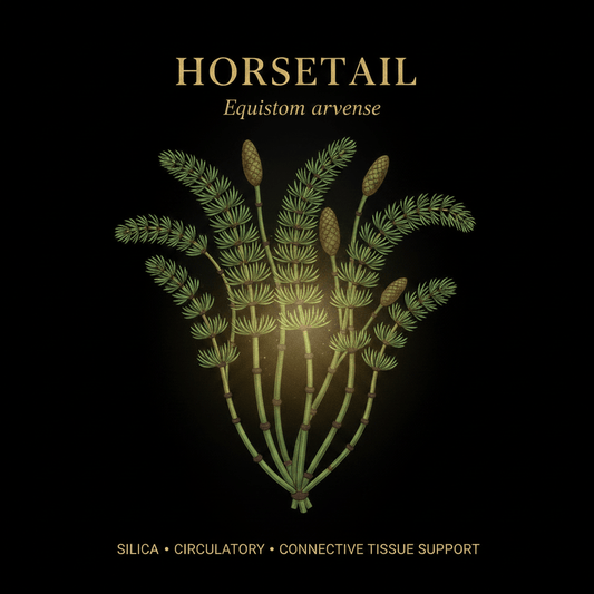 Horsetail (Equisetum) – Silica, Circulatory & Connective Tissue Support, Tincture, Futures ETC