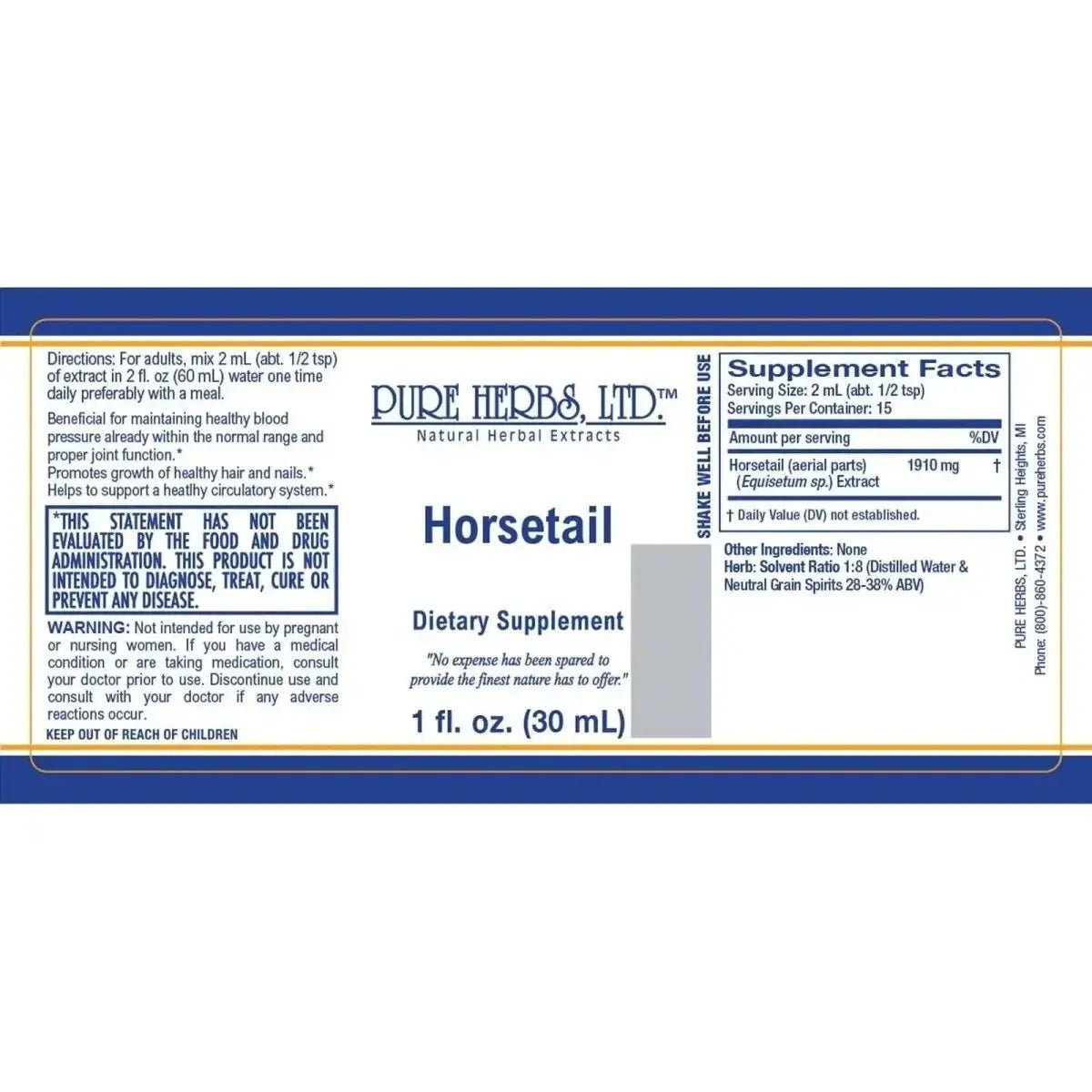 Horsetail (Equisetum) - Futures ETC Tincture