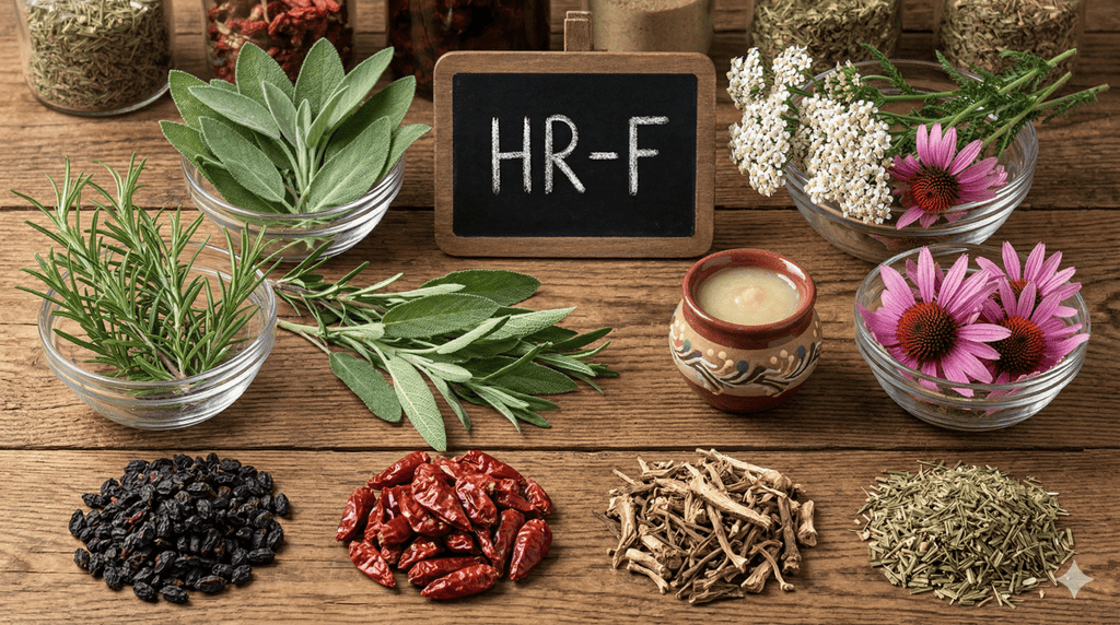 HR - F (Barberry, Capsicum, Echinacea, Horsetail, Rosemary, Royal Jelly, Sage, Yarrow), Tincture, Futures ETC