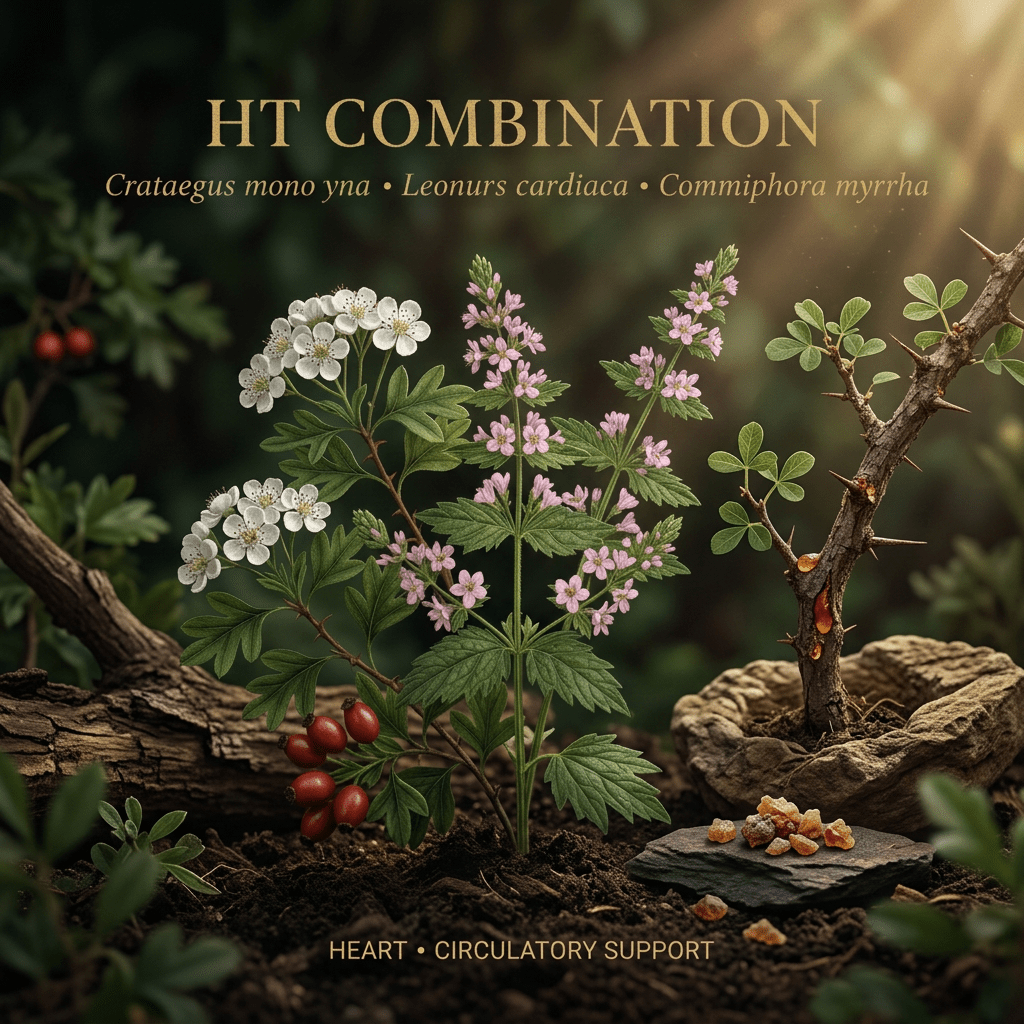 HT Combination editorial image in golden botanical light