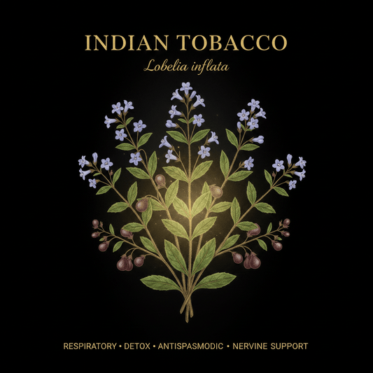 Indian Tobacco / Lobelia (Lobelia inflata) – Respiratory, Nerve & Anti-Spasmodic Support, Tincture, Futures ETC