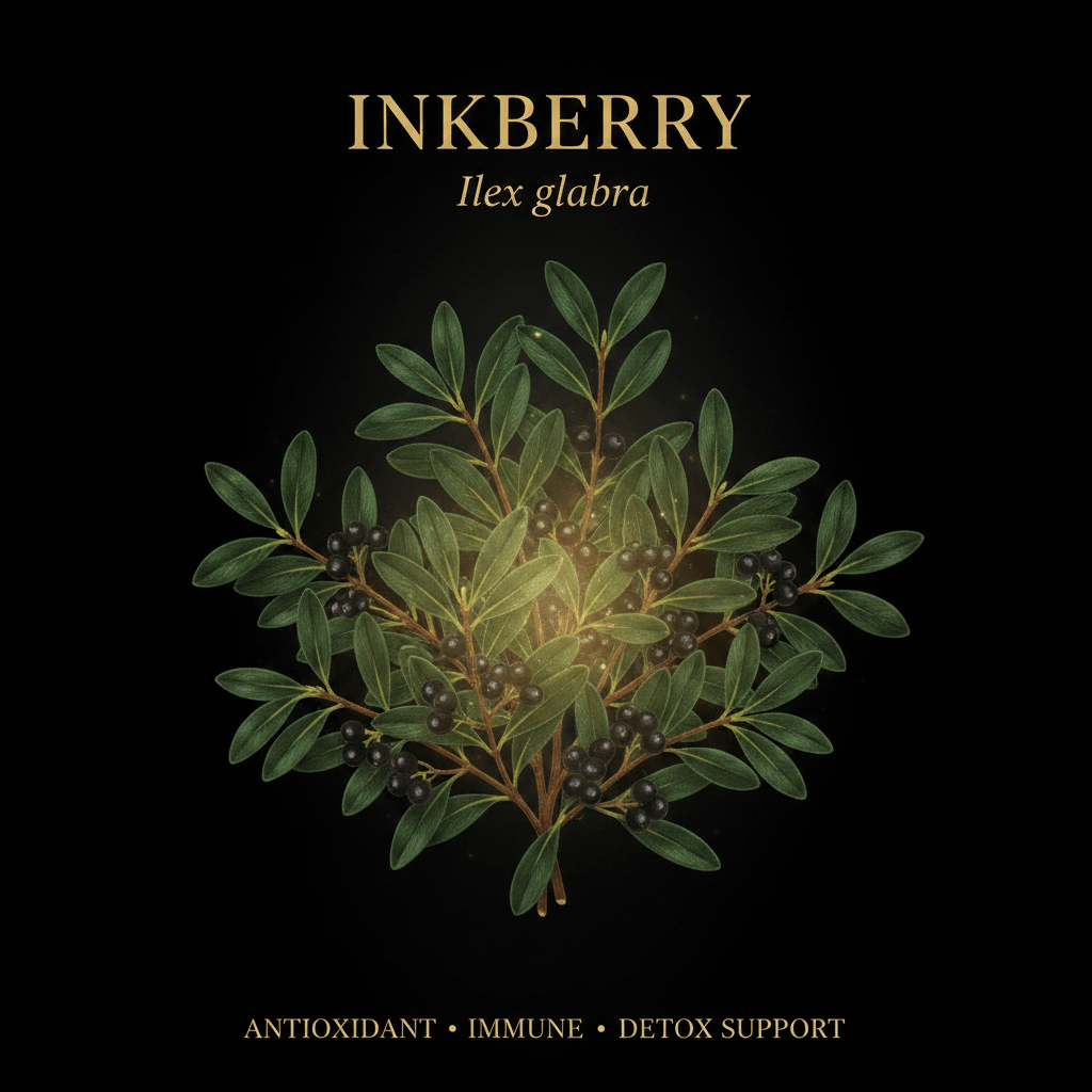 Inkberry / Poke Root (Ilex glabra) – Lymphatic, Immune & Detox Support, Tincture, Futures ETC