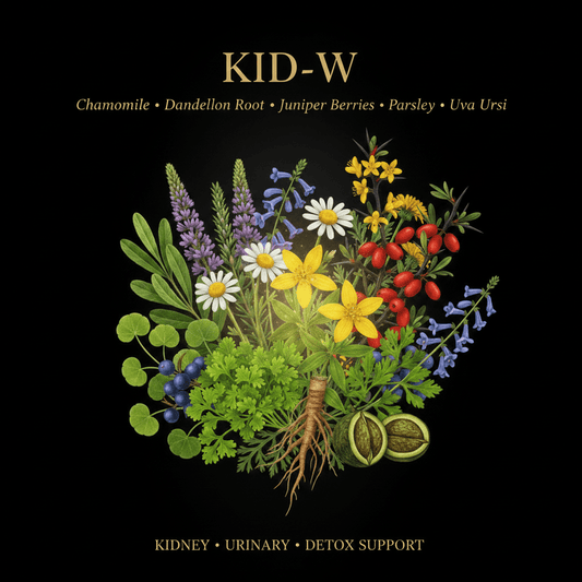 KID - W (Chamomile, Dandelion Root, Juniper Berries, Parsley, Uva Ursi), Tincture, Futures ETC