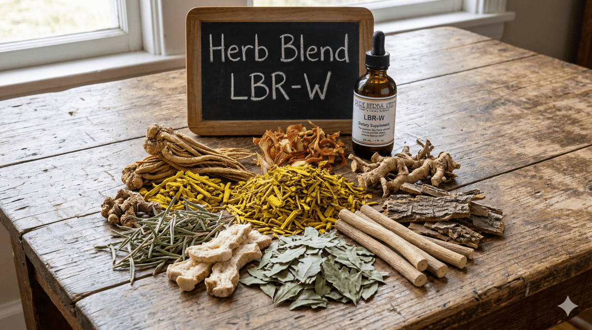 LBR - W (Angelica, Barberry, Bitter Orange, Butcher's Broom, Greasewood, Marshmallow, Senna, Sweet Root, White Oak Bark), Tincture, Futures ETC