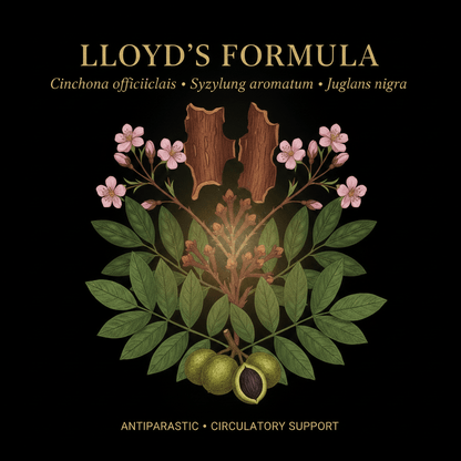 Lloyd's Formula – Antiparasitic & Circulatory Support | Cinchona Bark, Cloves & Black Walnut Hulls, Tincture, Futures ETC