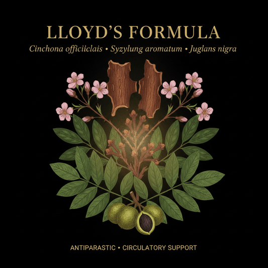 Lloyd's Formula – Antiparasitic & Circulatory Support | Cinchona Bark, Cloves & Black Walnut Hulls, Tincture, Futures ETC