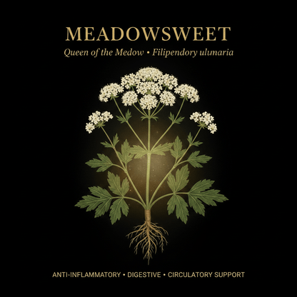 Meadowsweet / Queen of the Meadow – Anti-Inflammatory, Digestive & Circulatory Support, Tincture, Futures ETC