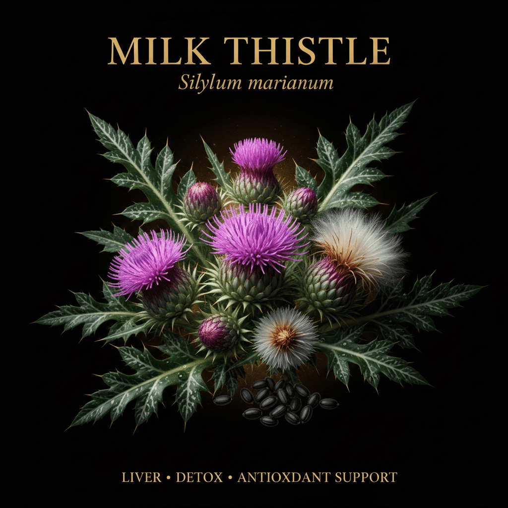 Milk Thistle (Silybum marianum) – Liver Protection, Detox & Digestive Support, Tincture, Futures ETC