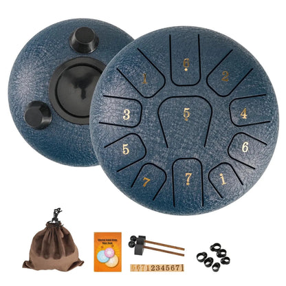 Miwayer 6 - Inch 11 - Note Steel Tongue Drum – Sound Healing Gift Set for Yoga & Meditation, , Futures ETC