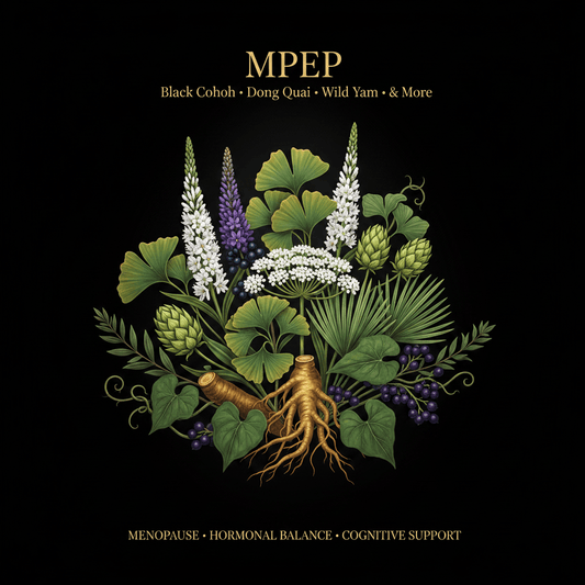 MPEP – Menopause & Hormonal Balance | Black Cohosh, Dong Quai, Wild Yam & More, Tincture, Futures ETC